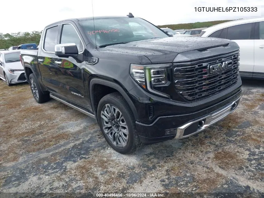 2023 GMC Sierra 1500 4Wd Short Box Denali Ultimate VIN: 1GTUUHEL6PZ105333 Lot: 40496456