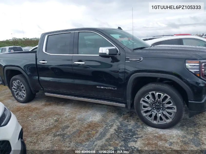 2023 GMC Sierra 1500 4Wd Short Box Denali Ultimate VIN: 1GTUUHEL6PZ105333 Lot: 40496456