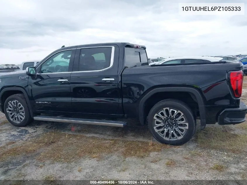 2023 GMC Sierra 1500 4Wd Short Box Denali Ultimate VIN: 1GTUUHEL6PZ105333 Lot: 40496456