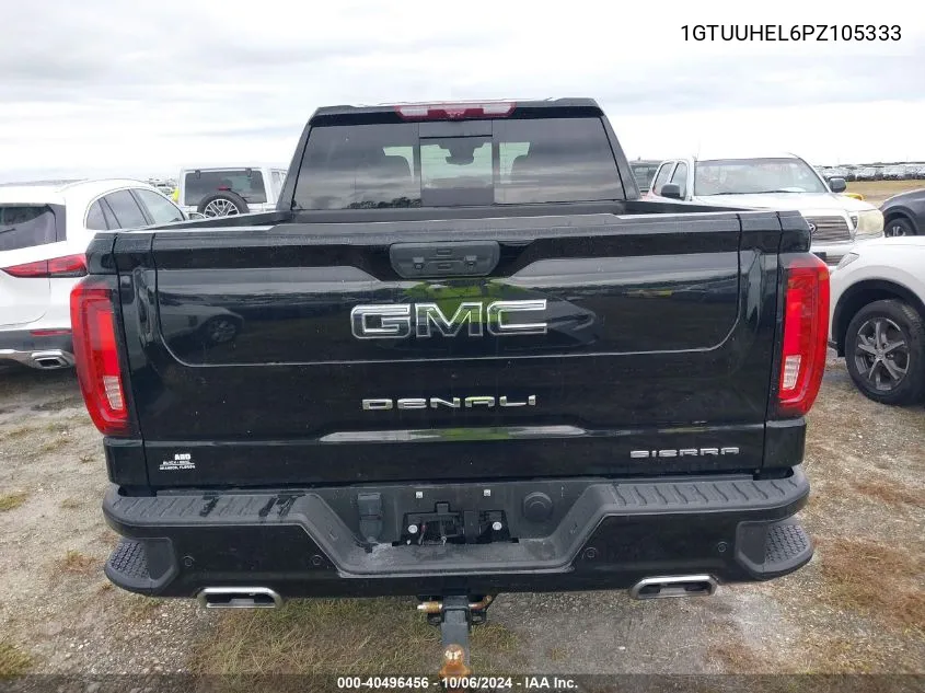 2023 GMC Sierra 1500 4Wd Short Box Denali Ultimate VIN: 1GTUUHEL6PZ105333 Lot: 40496456