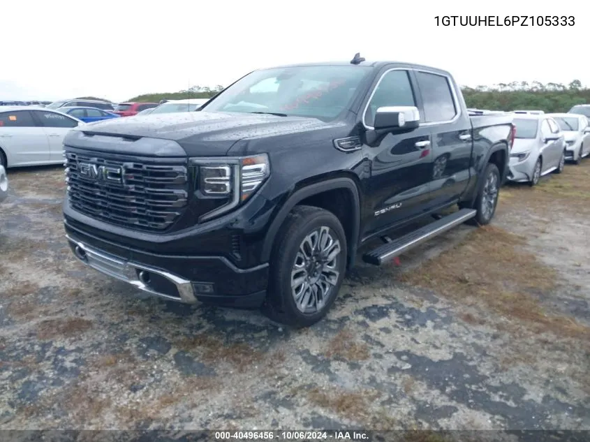 2023 GMC Sierra 1500 4Wd Short Box Denali Ultimate VIN: 1GTUUHEL6PZ105333 Lot: 40496456