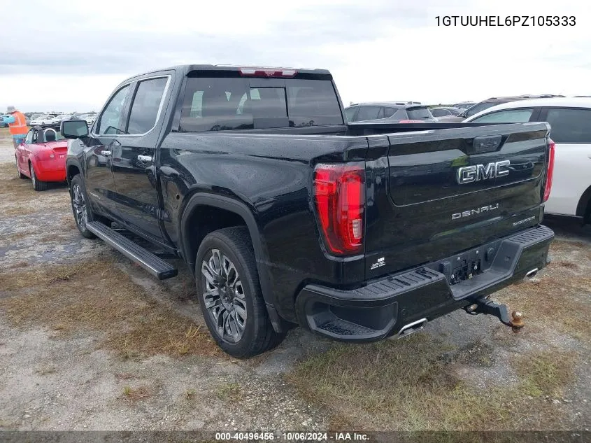 2023 GMC Sierra 1500 4Wd Short Box Denali Ultimate VIN: 1GTUUHEL6PZ105333 Lot: 40496456