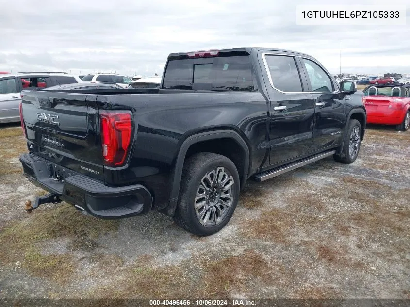 2023 GMC Sierra 1500 4Wd Short Box Denali Ultimate VIN: 1GTUUHEL6PZ105333 Lot: 40496456