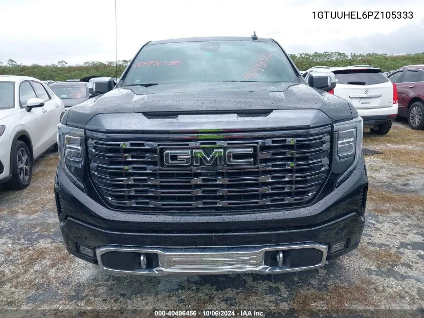 2023 GMC Sierra 1500 4Wd Short Box Denali Ultimate VIN: 1GTUUHEL6PZ105333 Lot: 40496456