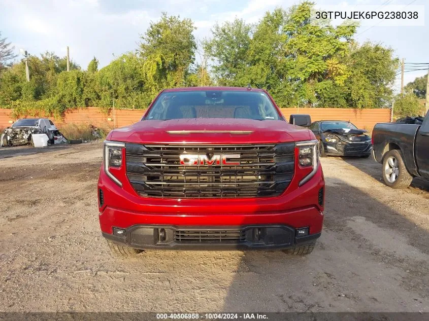 2023 GMC Sierra 1500 4Wd Short Box Elevation With 3Vl VIN: 3GTPUJEK6PG238038 Lot: 40506958