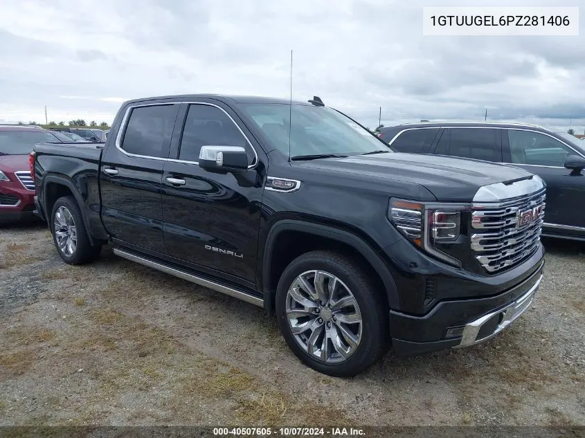 2023 GMC Sierra 1500 4Wd Short Box Denali VIN: 1GTUUGEL6PZ281406 Lot: 40507605