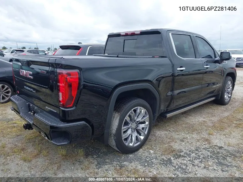 2023 GMC Sierra 1500 4Wd Short Box Denali VIN: 1GTUUGEL6PZ281406 Lot: 40507605