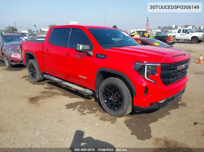 2023 GMC Sierra 1500 4Wd Short Box Elevation With 3Sb VIN: 3GTUUCED5PG306149 Lot: 40513616