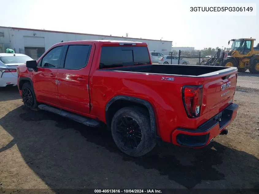 2023 GMC Sierra 1500 4Wd Short Box Elevation With 3Sb VIN: 3GTUUCED5PG306149 Lot: 40513616