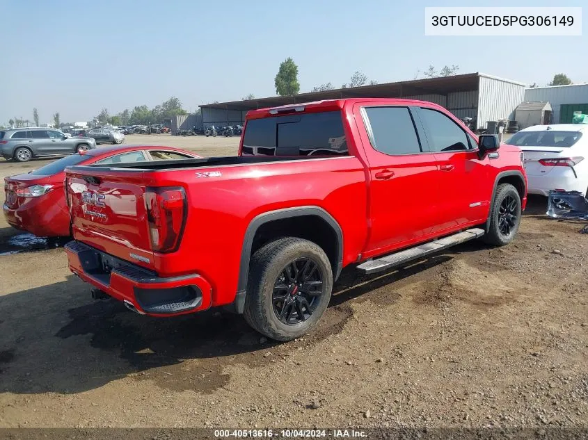 2023 GMC Sierra 1500 4Wd Short Box Elevation With 3Sb VIN: 3GTUUCED5PG306149 Lot: 40513616