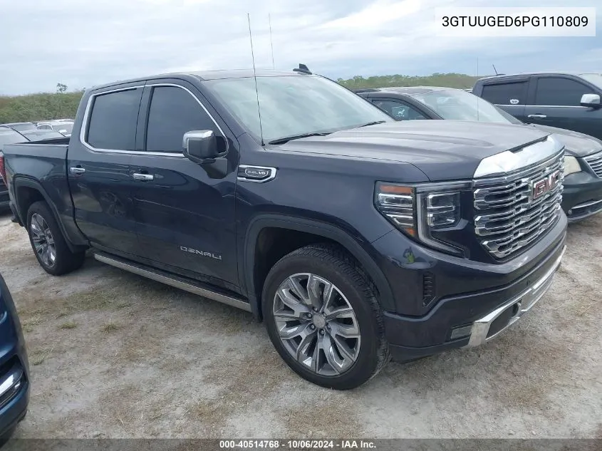 2023 GMC Sierra 1500 4Wd Short Box Denali VIN: 3GTUUGED6PG110809 Lot: 40514768