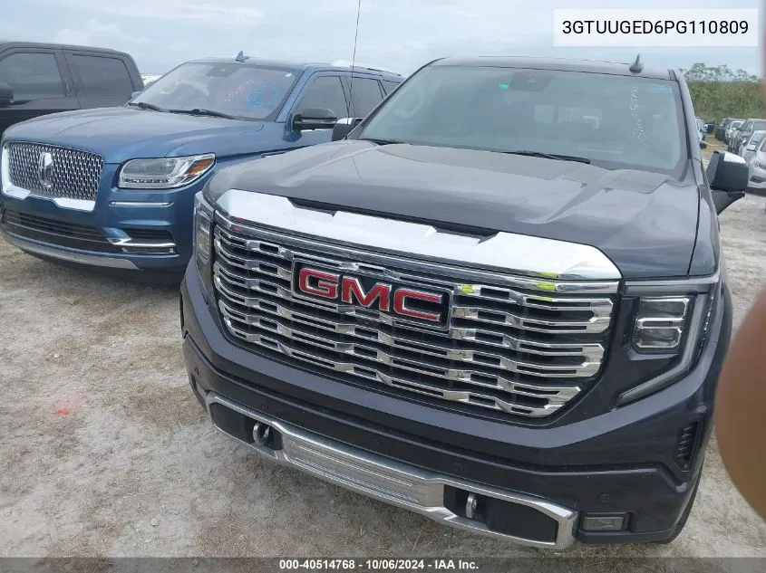 2023 GMC Sierra 1500 4Wd Short Box Denali VIN: 3GTUUGED6PG110809 Lot: 40514768