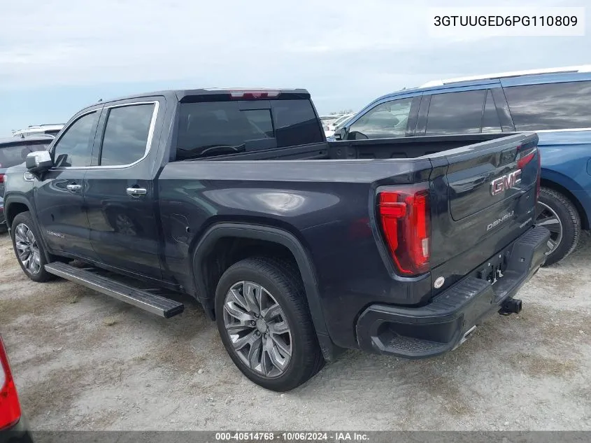 2023 GMC Sierra 1500 4Wd Short Box Denali VIN: 3GTUUGED6PG110809 Lot: 40514768