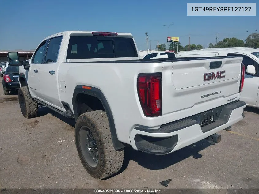 2023 GMC Sierra 2500Hd K2500 Denali VIN: 1GT49REY8PF127127 Lot: 40529396