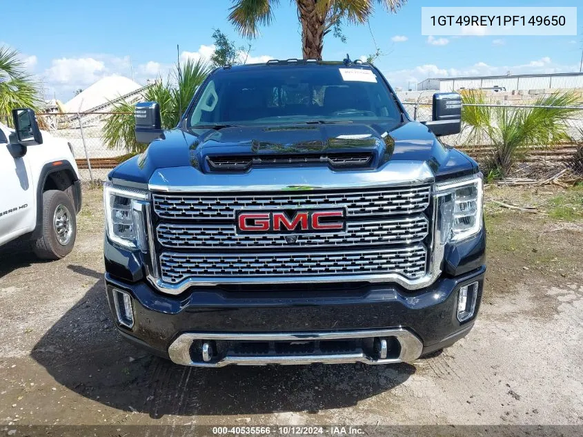 2023 GMC Sierra 2500Hd 4Wd Standard Bed Denali VIN: 1GT49REY1PF149650 Lot: 40535566