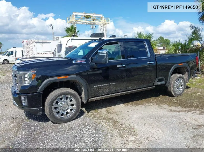 2023 GMC Sierra 2500Hd 4Wd Standard Bed Denali VIN: 1GT49REY1PF149650 Lot: 40535566