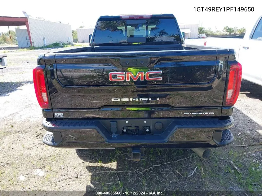 2023 GMC Sierra 2500Hd 4Wd Standard Bed Denali VIN: 1GT49REY1PF149650 Lot: 40535566