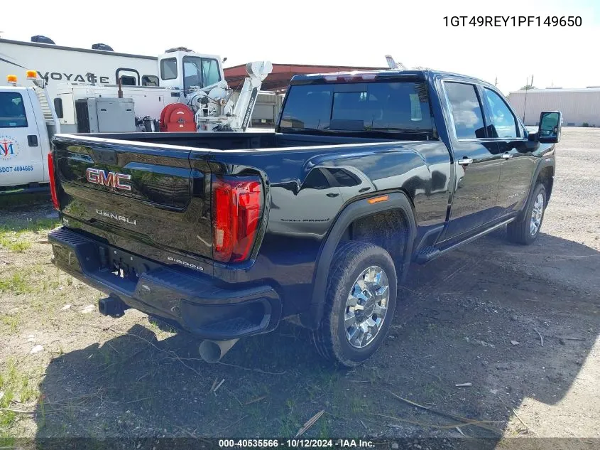 2023 GMC Sierra 2500Hd 4Wd Standard Bed Denali VIN: 1GT49REY1PF149650 Lot: 40535566