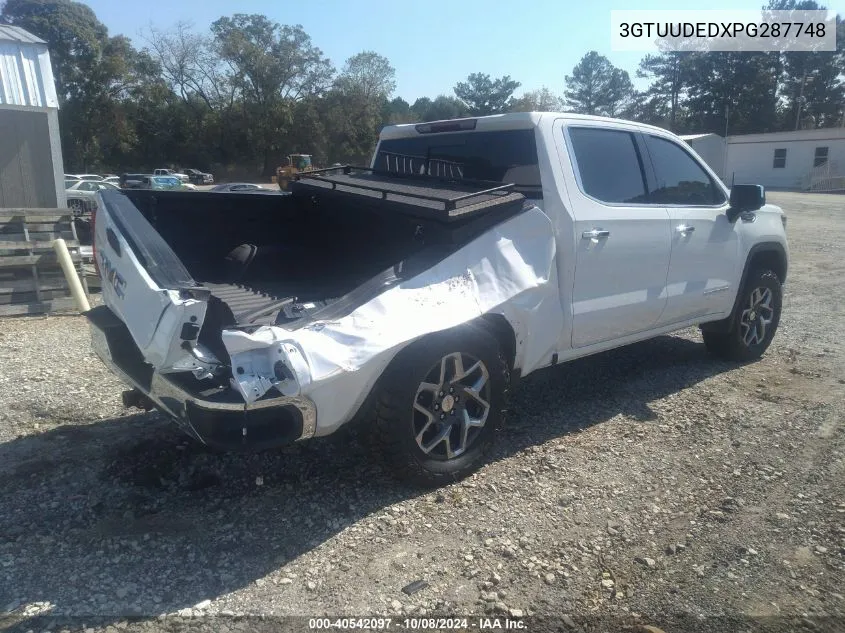 2023 GMC Sierra 1500 4Wd Short Box Slt VIN: 3GTUUDEDXPG287748 Lot: 40542097