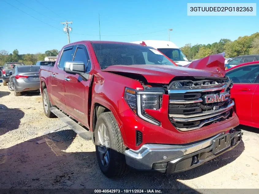 2023 GMC Sierra 1500 4Wd Short Box Slt VIN: 3GTUUDED2PG182363 Lot: 40542973