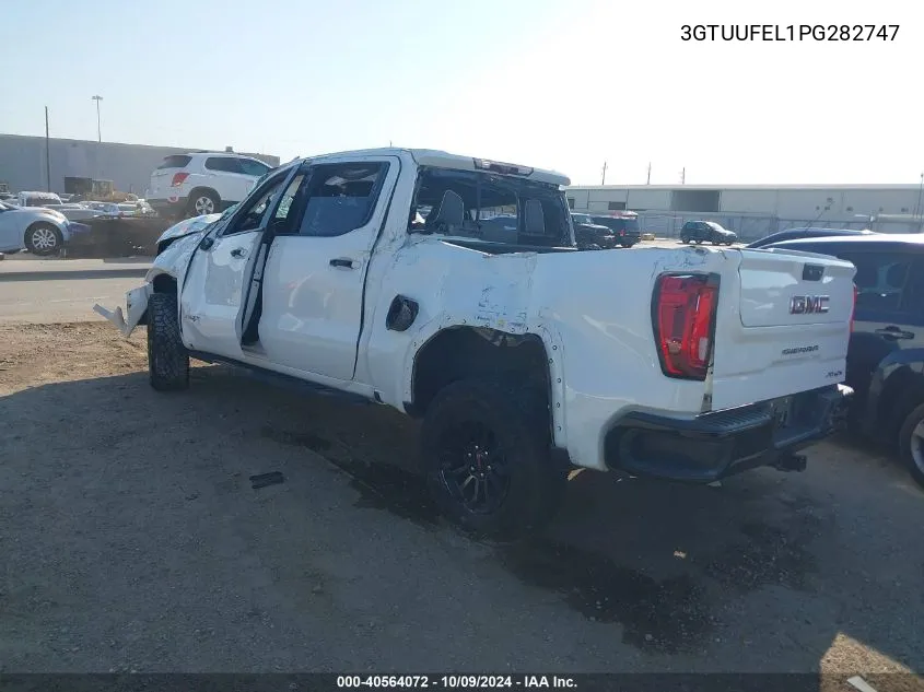 2023 GMC Sierra 1500 4Wd Short Box At4X VIN: 3GTUUFEL1PG282747 Lot: 40564072