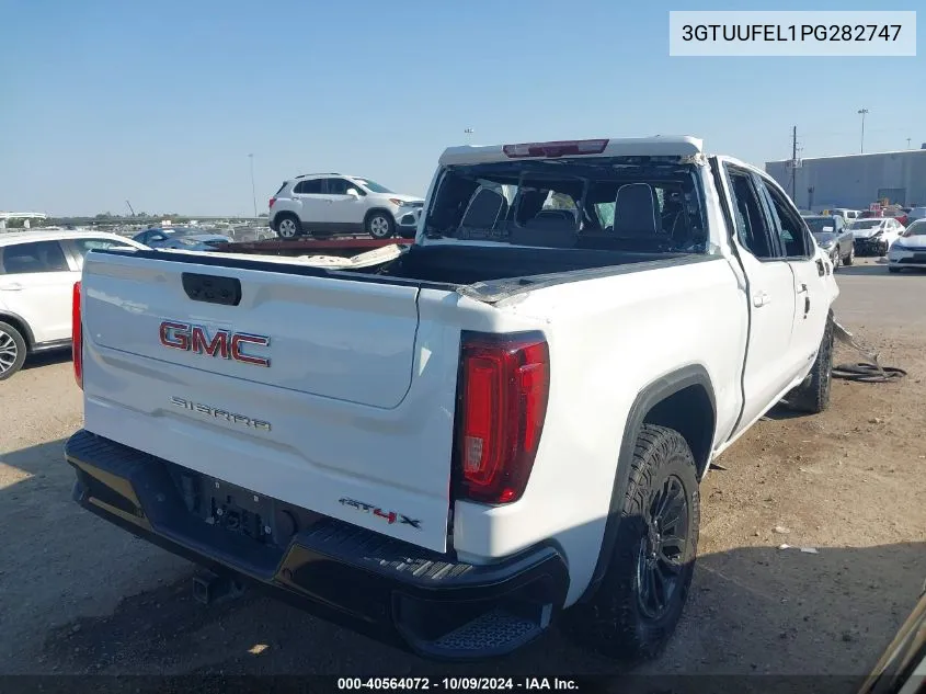 2023 GMC Sierra 1500 4Wd Short Box At4X VIN: 3GTUUFEL1PG282747 Lot: 40564072