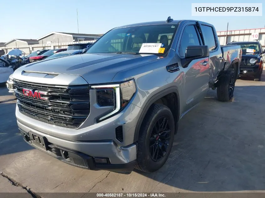 2023 GMC Sierra 1500 2Wd Short Box Elevation VIN: 1GTPHCED9PZ315874 Lot: 40582187