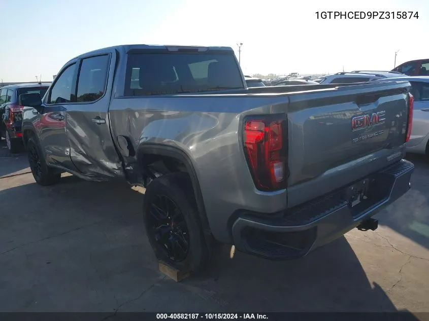 2023 GMC Sierra 1500 2Wd Short Box Elevation VIN: 1GTPHCED9PZ315874 Lot: 40582187