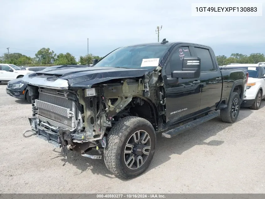 2023 GMC Sierra 2500Hd 4Wd Standard Bed Pro VIN: 1GT49LEYXPF130883 Lot: 40593277