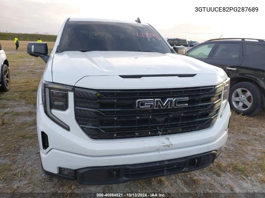 2023 GMC Sierra 1500 4Wd Short Box Elevation With 3Sb VIN: 3GTUUCE82PG287689 Lot: 40594821