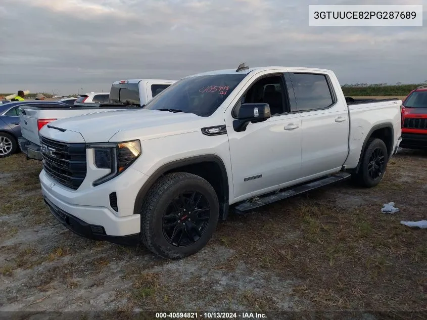 2023 GMC Sierra 1500 4Wd Short Box Elevation With 3Sb VIN: 3GTUUCE82PG287689 Lot: 40594821