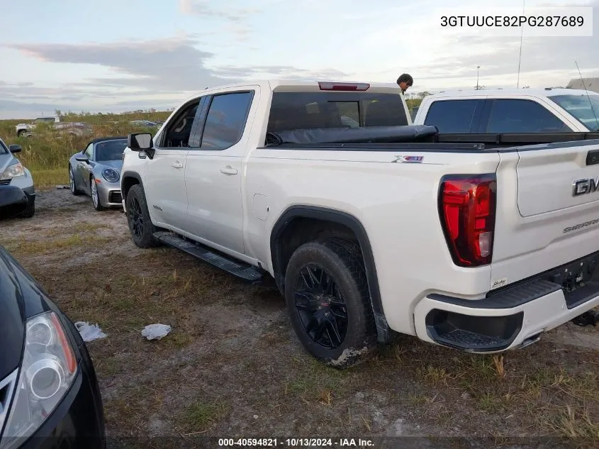 2023 GMC Sierra 1500 4Wd Short Box Elevation With 3Sb VIN: 3GTUUCE82PG287689 Lot: 40594821