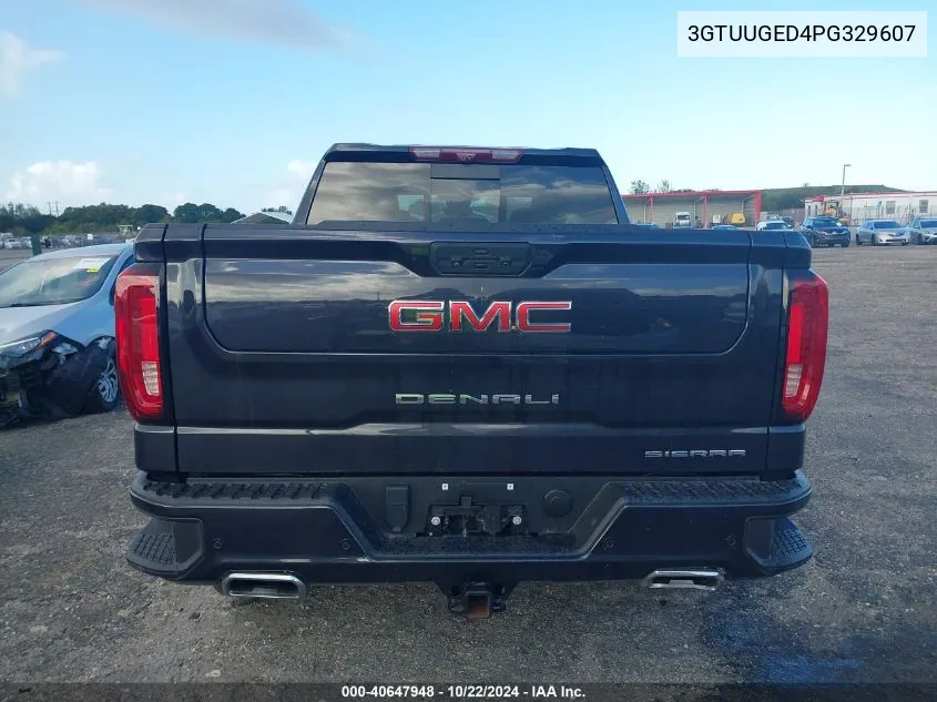 2023 GMC Sierra 1500 4Wd Short Box Denali VIN: 3GTUUGED4PG329607 Lot: 40647948