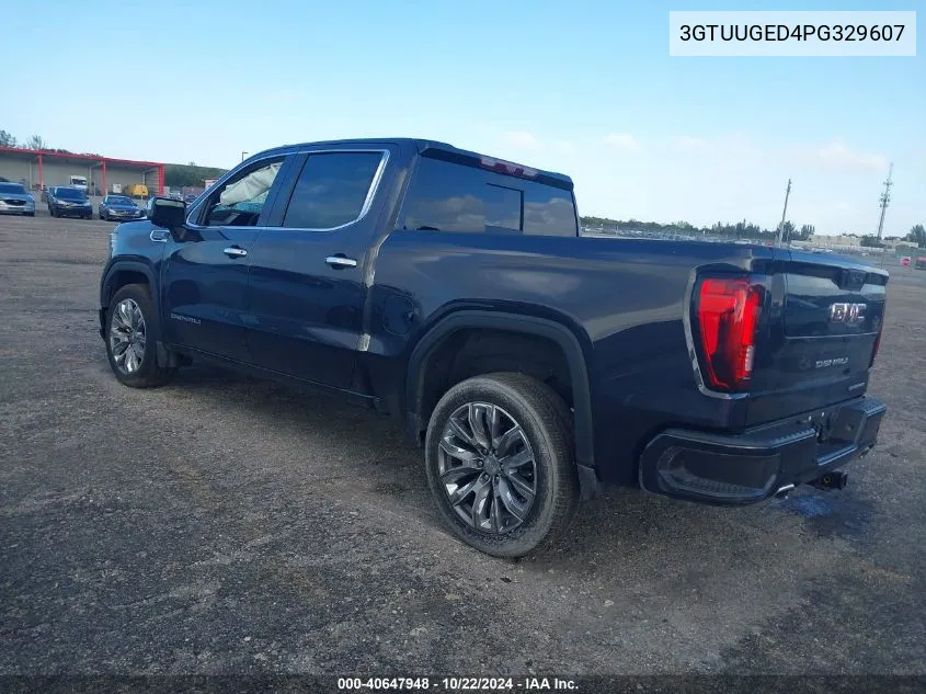 2023 GMC Sierra 1500 4Wd Short Box Denali VIN: 3GTUUGED4PG329607 Lot: 40647948