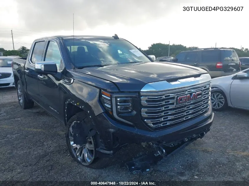 2023 GMC Sierra 1500 4Wd Short Box Denali VIN: 3GTUUGED4PG329607 Lot: 40647948