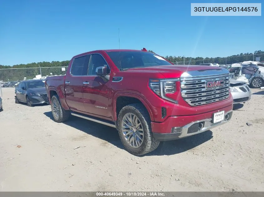 2023 GMC Sierra 1500 4Wd Short Box Denali VIN: 3GTUUGEL4PG144576 Lot: 40649349