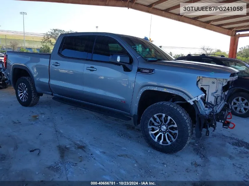 2023 GMC Sierra 1500 4Wd Standard Box At4 VIN: 3GTUUEE87PG241058 Lot: 40656781