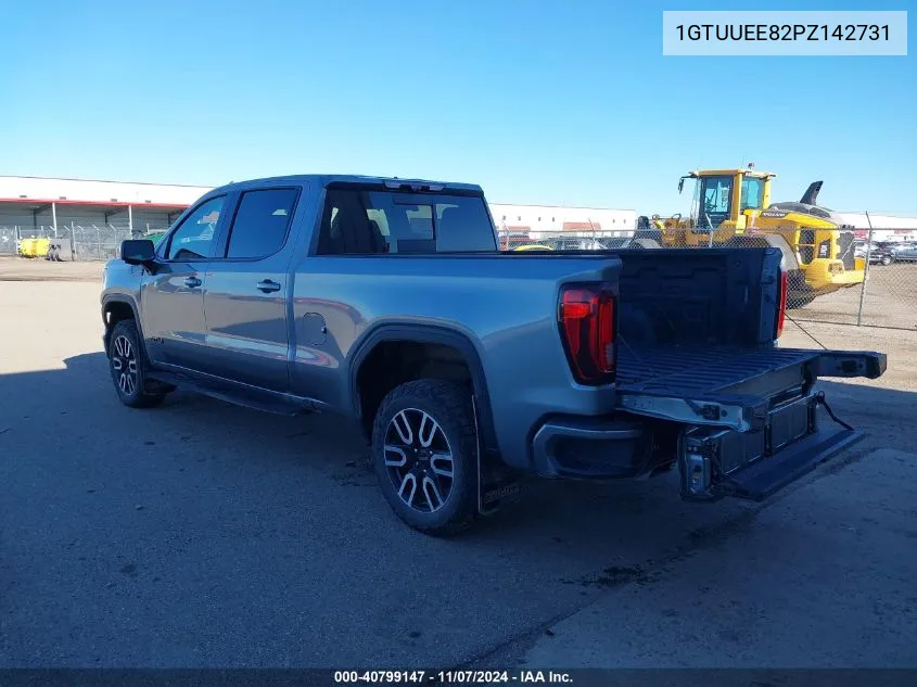 2023 GMC Sierra 1500 4Wd Standard Box At4 VIN: 1GTUUEE82PZ142731 Lot: 40799147