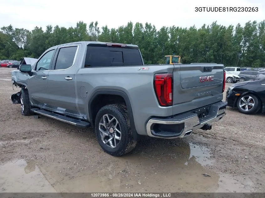 2024 GMC Sierra K1500 Slt VIN: 3GTUUDE81RG230263 Lot: 12073985