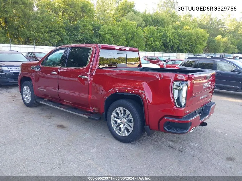 2024 GMC Sierra 1500 Denali VIN: 3GTUUGED6RG329756 Lot: 39523971