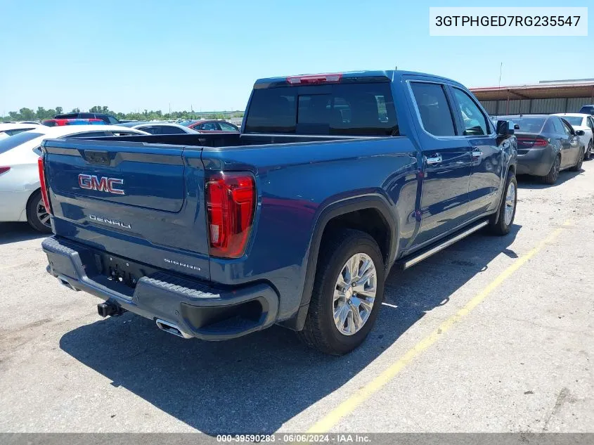 2024 GMC Sierra 1500 Denali VIN: 3GTPHGED7RG235547 Lot: 39590283