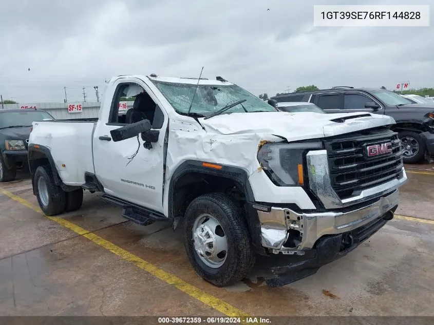 2024 GMC Sierra 3500Hd Pro VIN: 1GT39SE76RF144828 Lot: 39672359