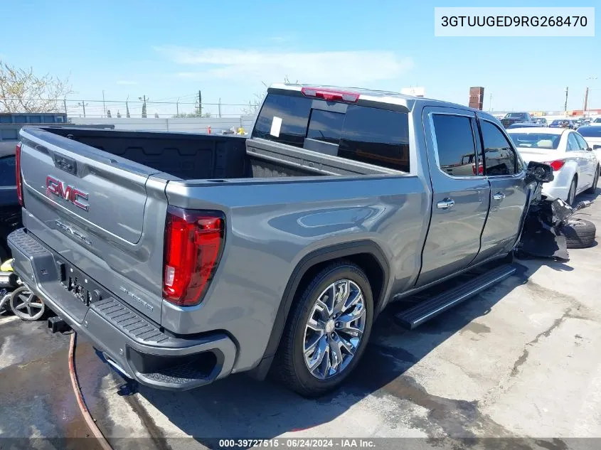 2024 GMC Sierra 1500 Denali VIN: 3GTUUGED9RG268470 Lot: 39727515