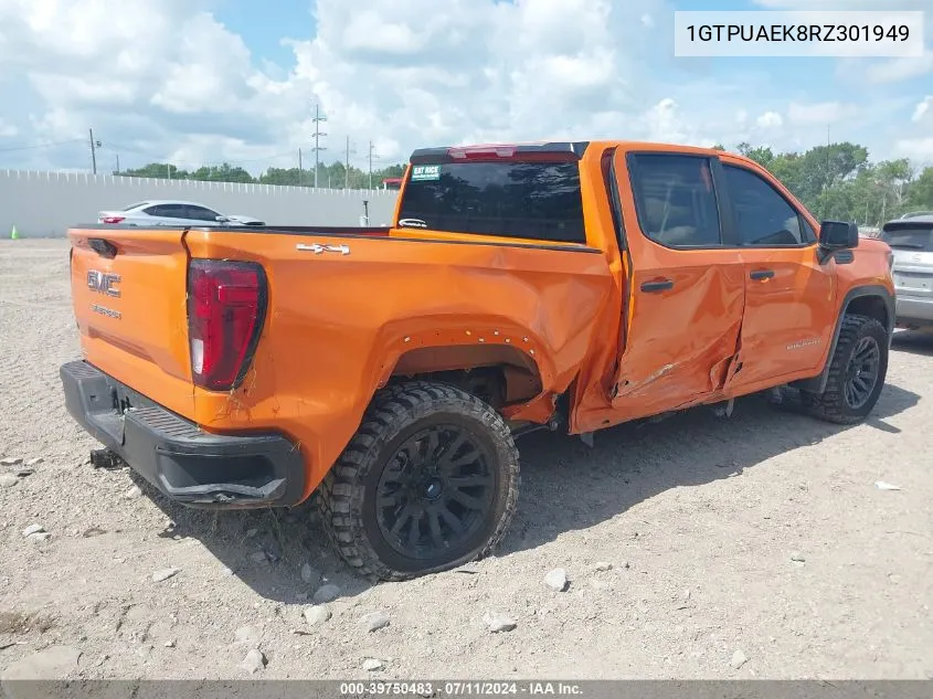 1GTPUAEK8RZ301949 2024 GMC Sierra 1500 Pro