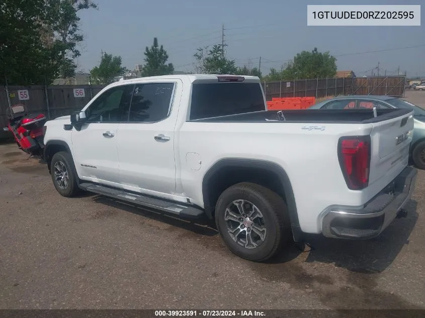 2024 GMC Sierra 1500 Slt VIN: 1GTUUDED0RZ202595 Lot: 39923591