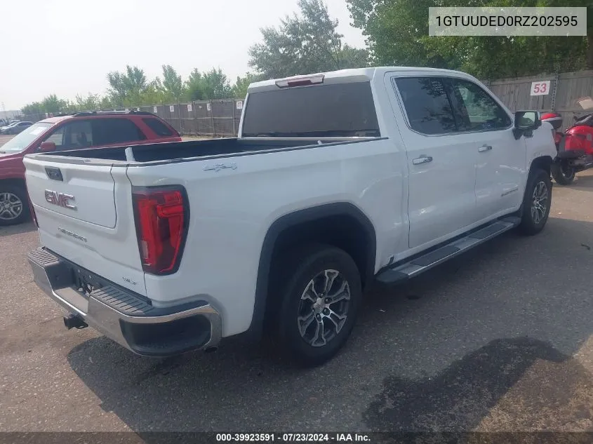 2024 GMC Sierra 1500 Slt VIN: 1GTUUDED0RZ202595 Lot: 39923591