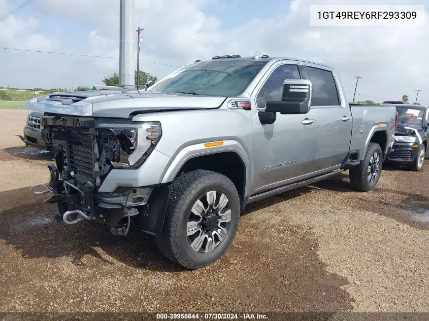 2024 GMC Sierra 2500Hd 4Wd Standard Bed Denali VIN: 1GT49REY6RF293309 Lot: 39958644