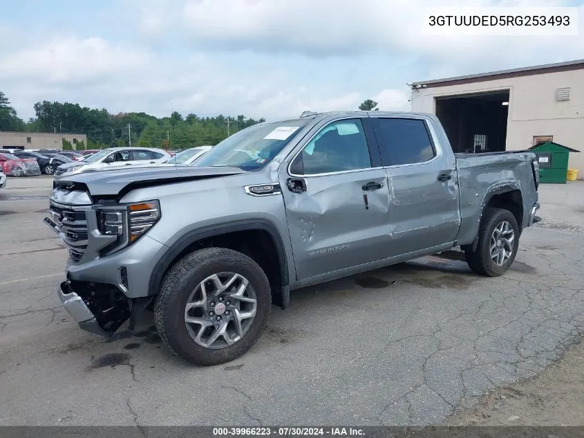 2024 GMC Sierra 1500 Slt VIN: 3GTUUDED5RG253493 Lot: 39966223