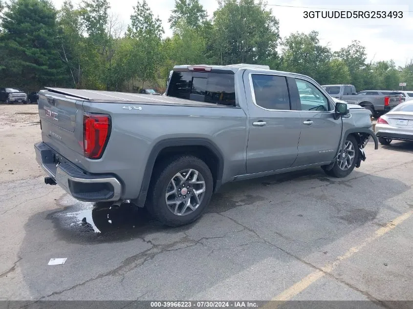 2024 GMC Sierra 1500 Slt VIN: 3GTUUDED5RG253493 Lot: 39966223