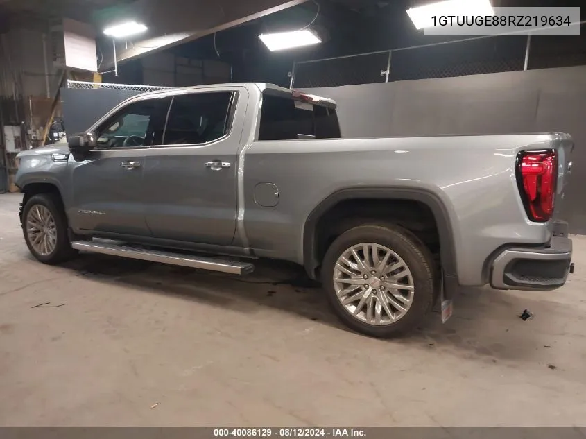 2024 GMC Sierra 1500 Denali VIN: 1GTUUGE88RZ219634 Lot: 40086129